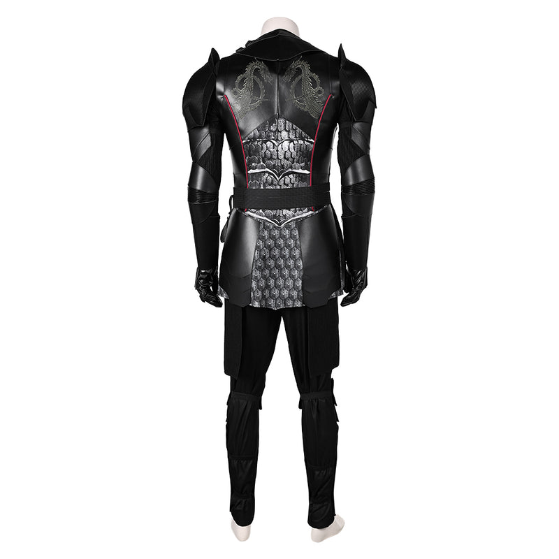 House of the Dragon TV Daemon Targaryen Black Leather Outfit Party Carnival Halloween Cosplay Costume