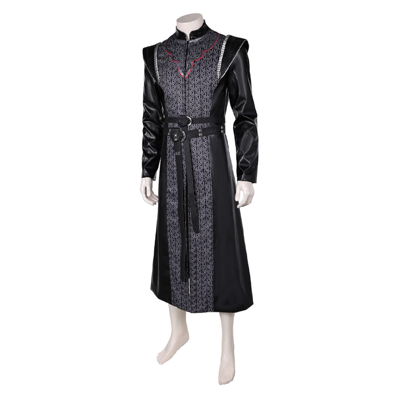 House of the Dragon TV Daemon Targaryen Black Outfit Party Carnival Halloween Cosplay Costume