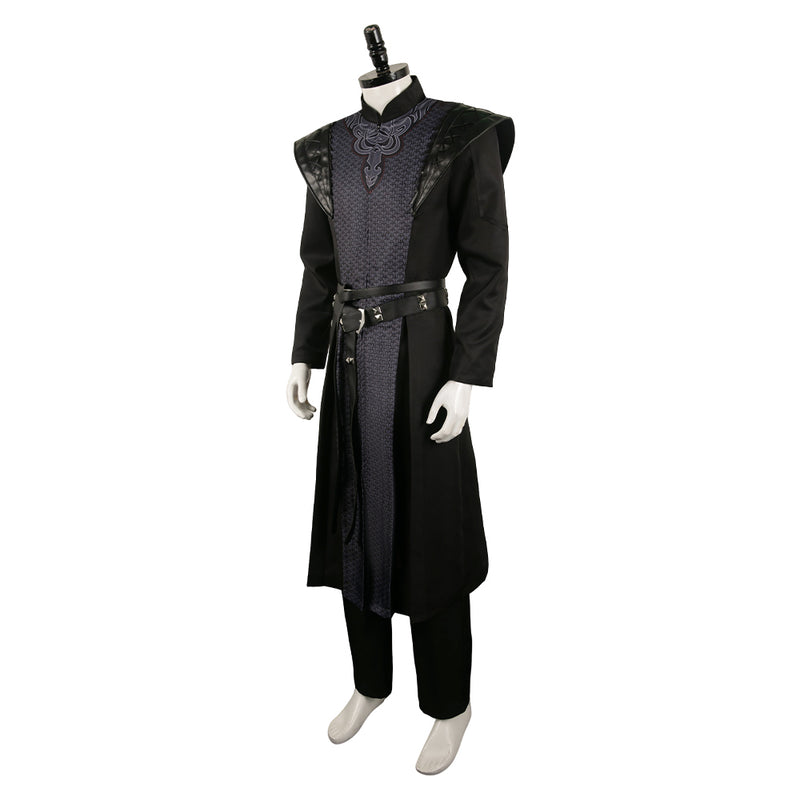 House of the Dragon TV Daemon Targaryen Black Printed Outfit Party Carnival Halloween Cosplay Costume