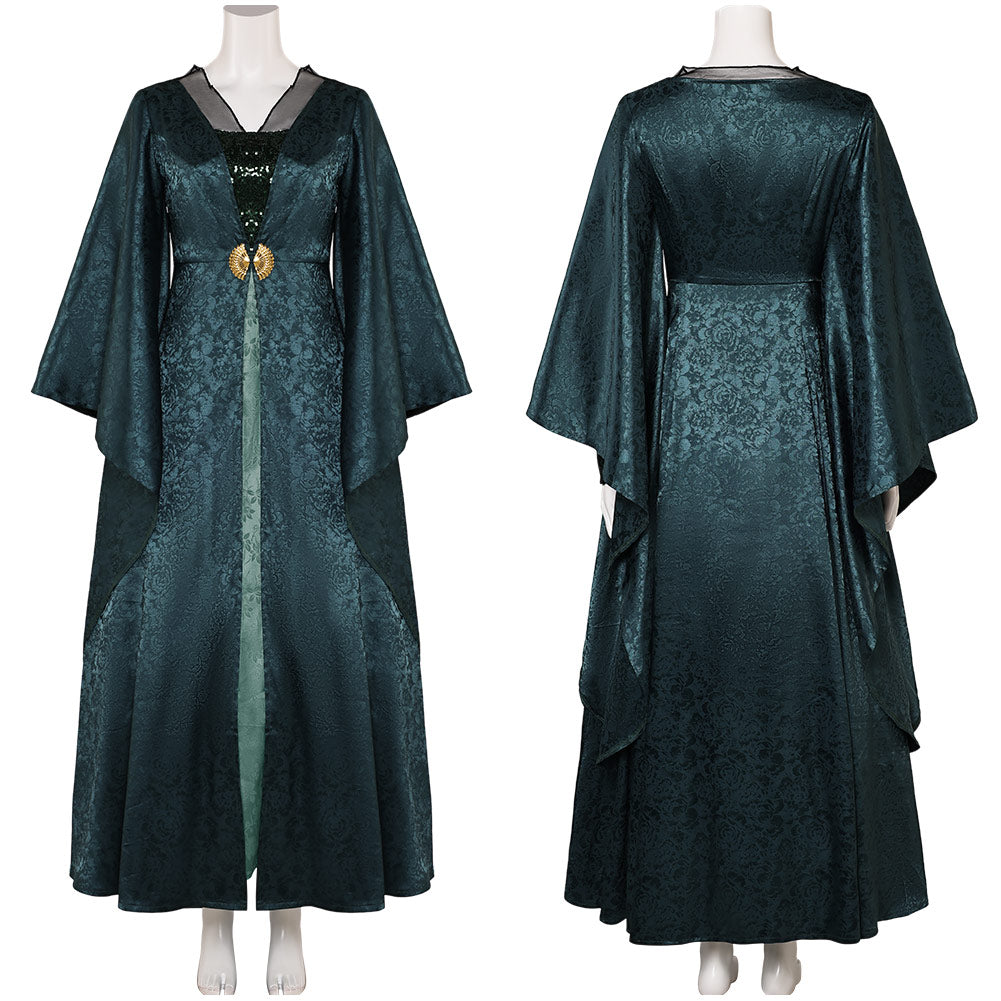 house-of-the-dragon-helaena-targaryen-women-green-dress-party-carnival