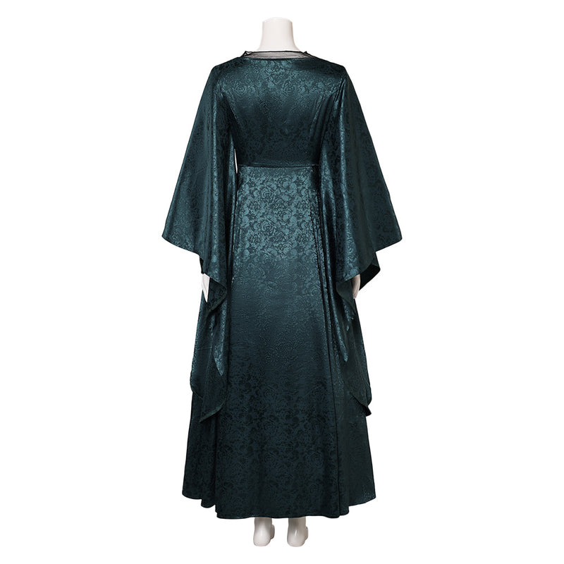 House of the Dragon Helaena Targaryen Women Green Dress Party Carnival Halloween Cosplay Costume House of the Dragon Helaena Targaryen Women Green Dress Party Carnival Halloween Cosplay Costume