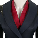 House of the Dragon TV Rhaenys Targaryen Women Black Coat Party Carnival Halloween Cosplay Costume