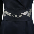 House of the Dragon TV Rhaenys Targaryen Women Black Coat Party Carnival Halloween Cosplay Costume