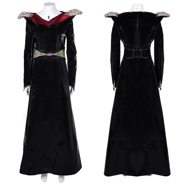 House of the Dragon TV Rhaenys Targaryen Women Black Dress Party Carnival Halloween Cosplay Costume