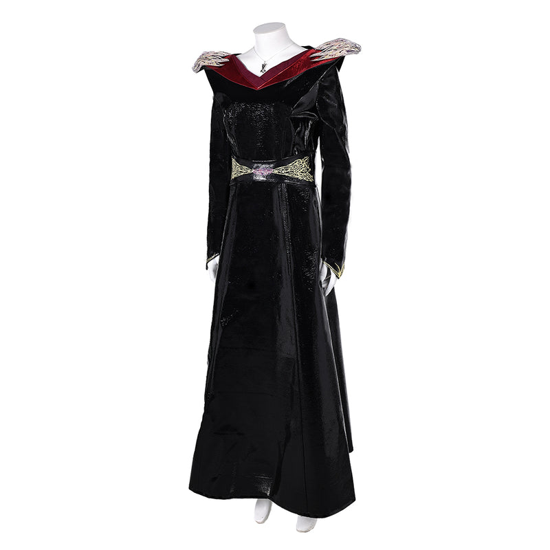 House of the Dragon TV Rhaenys Targaryen Women Black Dress Party Carnival Halloween Cosplay Costume