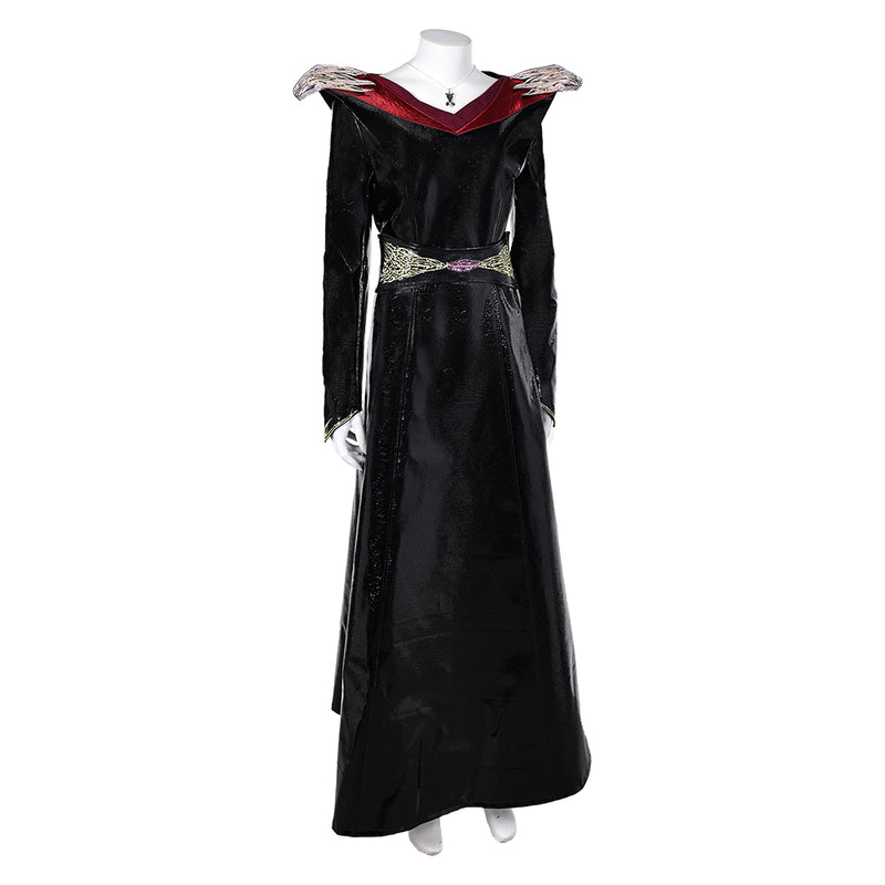 House of the Dragon TV Rhaenys Targaryen Women Black Dress Party Carnival Halloween Cosplay Costume