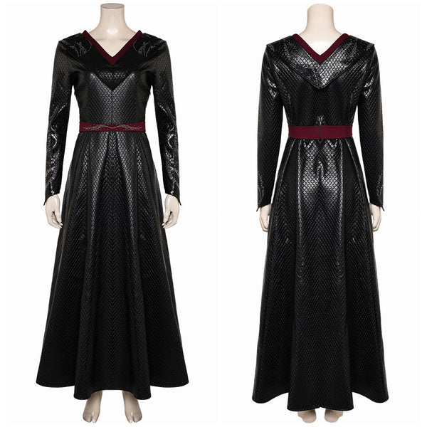 House of the Dragon TV Rhaenys Targaryen Women Black Outfit Party Carnival Halloween Cosplay Costume