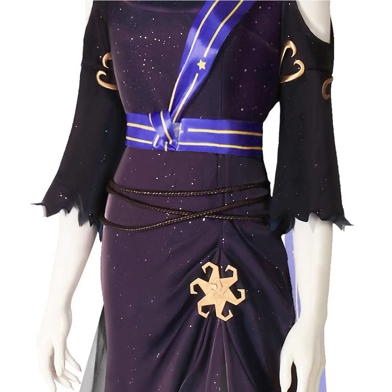 Identity V Priestess The Envoy of Yog-Sothoth Women Purple Dress Outfit Cosplay Costume