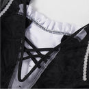 Identity V Scarlet Priestess Women Black Maid Dress Carnival Halloween Cosplay Costume