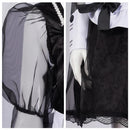 Identity V Scarlet Priestess Women Black Maid Dress Carnival Halloween Cosplay Costume