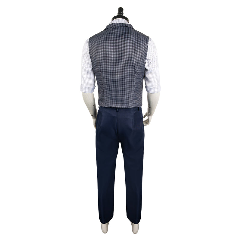 IF Movie Cal The Man Upstairs Grey Suit Party Carnival Halloween Cosplay Costume