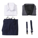 IF Movie Cal The Man Upstairs Grey Suit Party Carnival Halloween Cosplay Costume