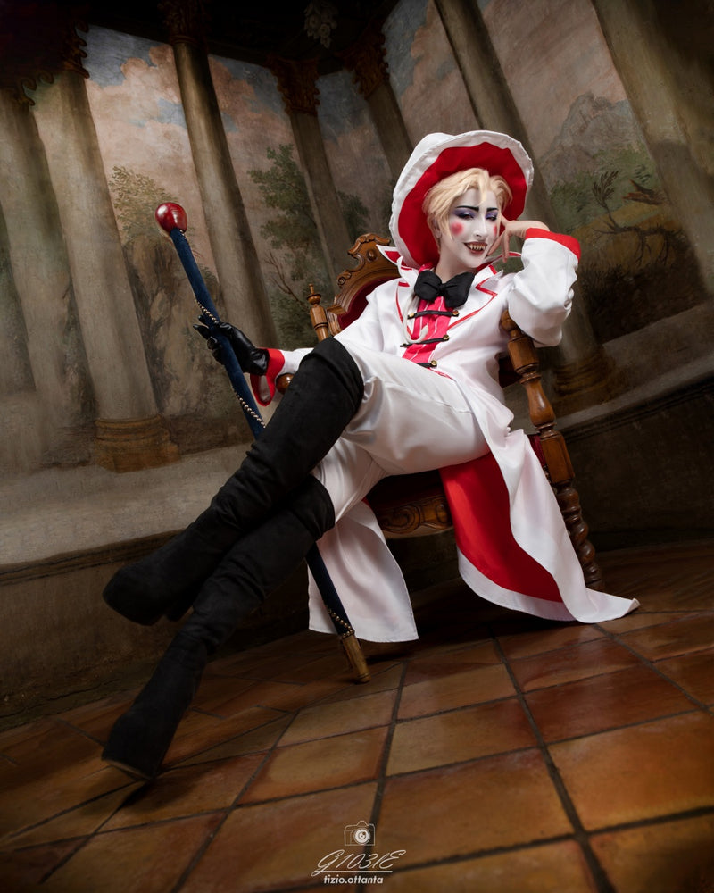 Hazbin Hotel 2024 Lucifer Morningstar Party Carnival Halloween Cosplay Costume