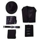 In the Lost Lands Boyce Black Outfit With Hat Carnival Halloween Cosplay Costume