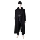 In the Lost Lands Boyce Black Outfit With Hat Carnival Halloween Cosplay Costume