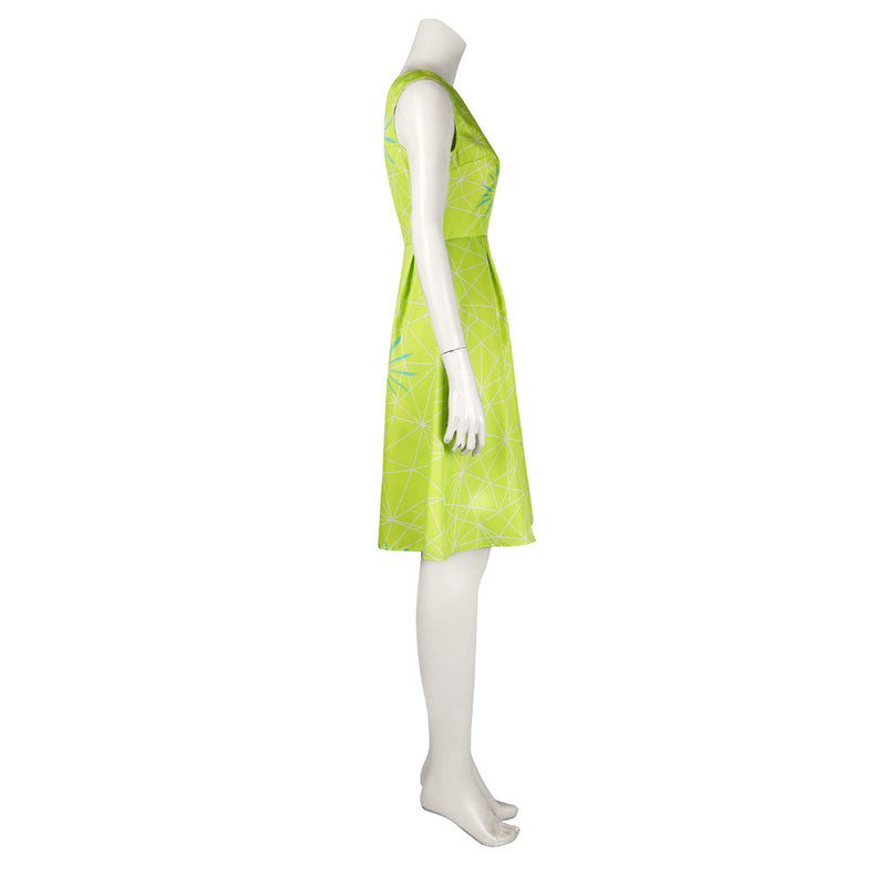Inside Out Movie Joy Women Yellow Dress Party Carnival Halloween Cosplay Costume