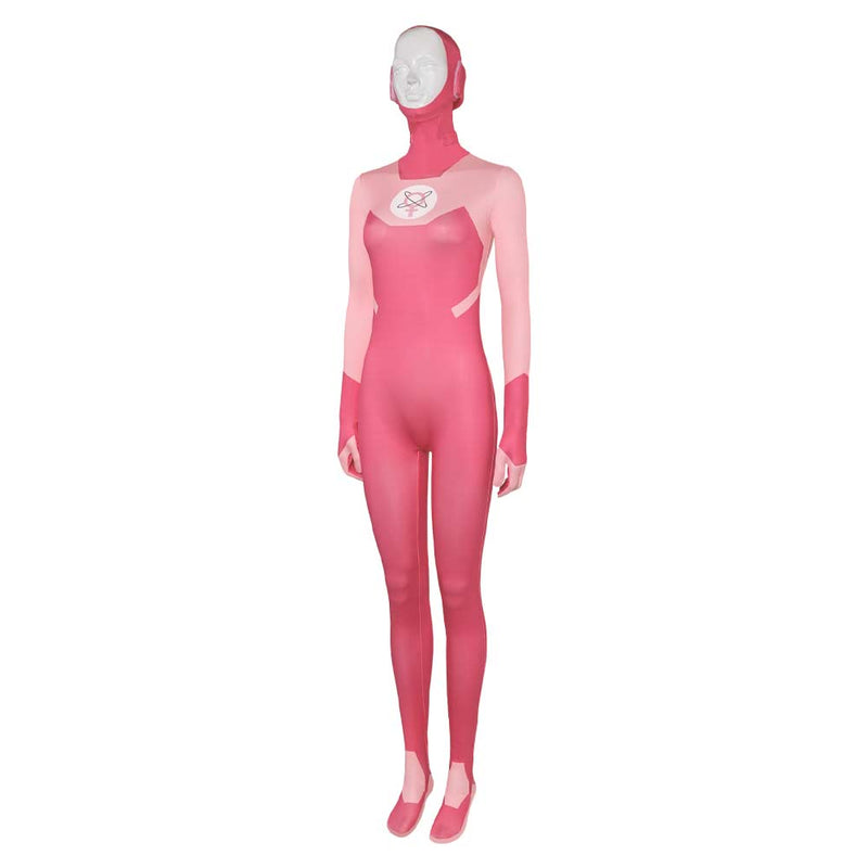 Invincible 2024 Atom Eve Women Pink Jumpsuit Party Carnival Halloween Cosplay Costume