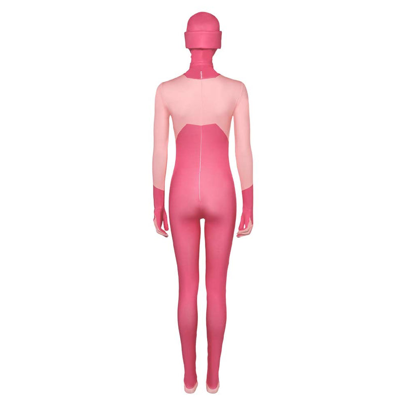 Invincible 2024 Atom Eve Women Pink Jumpsuit Party Carnival Halloween Cosplay Costume