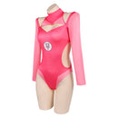 Invincible Atom Eve Women Pink One-piece Swimsuit Cosplay Costume Outfits Halloween Carnival Suit