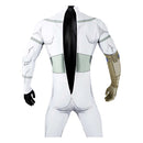 Invincible Conquest White Jumpsuit Carnival Halloween Cosplay Costume