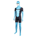 Invincible Mark Grayson Blue And Black Jumpsuit Carnival Halloween Cosplay Costume