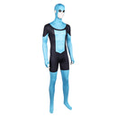 Invincible Mark Grayson Blue And Black Jumpsuit Carnival Halloween Cosplay Costume