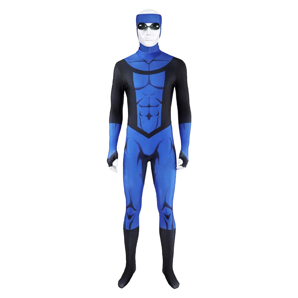 Invincible Mark Grayson Blue Suit Carnival Halloween Cosplay Costume ...