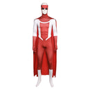 Invincible Mark Grayson Red Jumpsuit With Cloak Carnival Halloween Cosplay Costume