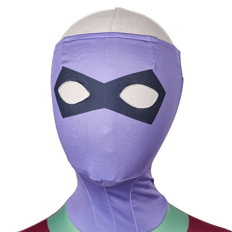 Invincible Omni-Man Oliver Grayson Kids Children Purple Jumpsuit Carnival Halloween Cosplay Costume