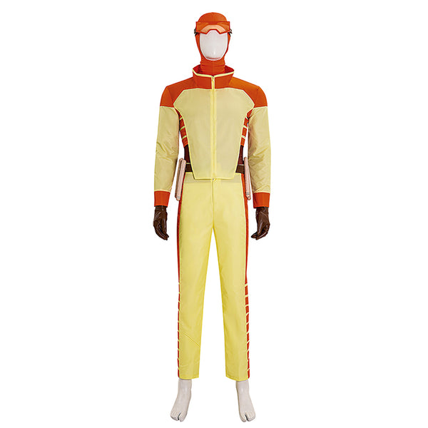 Invincible Rex Splode Yellow Outfit Carnival Halloween Cosplay Costume