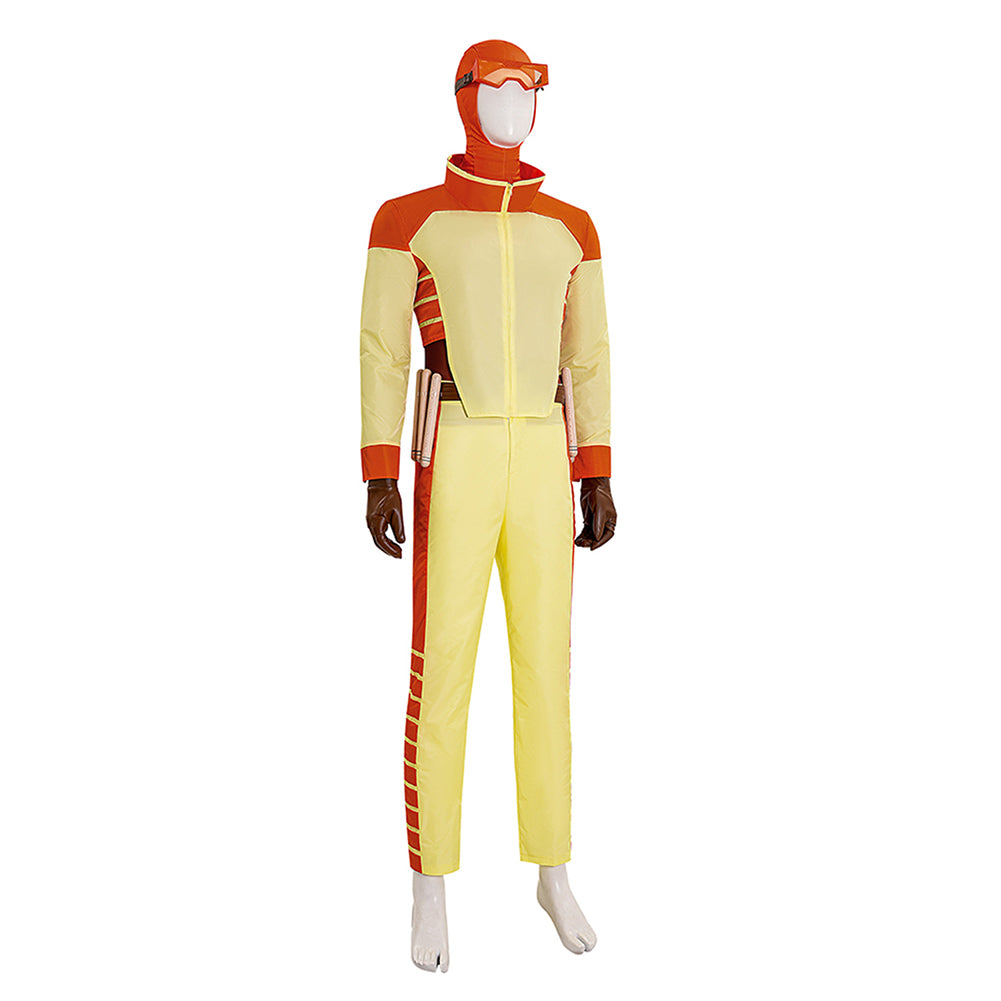 Invincible Rex Splode Yellow Outfit Carnival Halloween Cosplay Costume ...