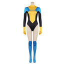 Invincible Terra Grayson Women Yellow Jumpsuit Carnival Halloween Cosplay Costume