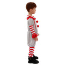 It Movie Pennywise Kids Children Grey Jumpsuit Party Carnival Halloween Cosplay Costume
