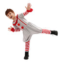 It Movie Pennywise Kids Children Grey Jumpsuit Party Carnival Halloween Cosplay Costume