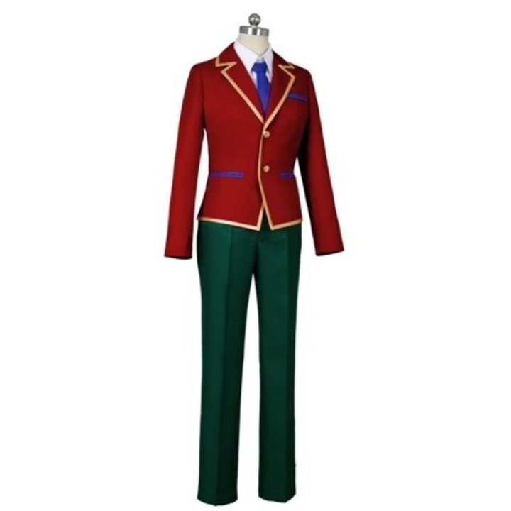 Red Uniform Halloween Party Carnival Cosplay Costume