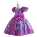 Iwájú TV Tola Martins Kids Children Purple Dress Party Carnival Halloween Cosplay Costume