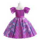 Iwájú TV Tola Martins Kids Children Purple Dress Party Carnival Halloween Cosplay Costume