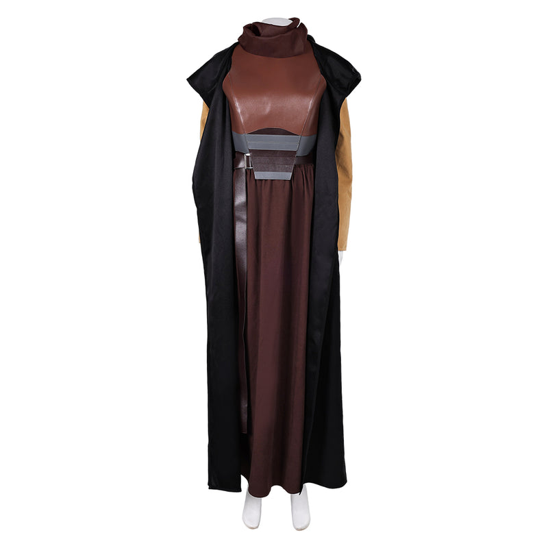 Jecki Lon Women Brown Outfit With Cloak Party Carnival Halloween Cosplay Costume