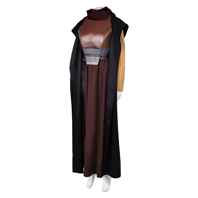 Jecki Lon Women Brown Outfit With Cloak Party Carnival Halloween Cosplay Costume