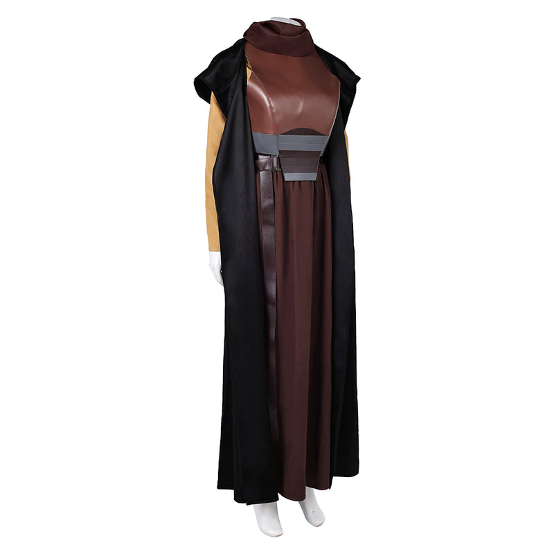 Jecki Lon Women Brown Outfit With Cloak Party Carnival Halloween Cosplay Costume