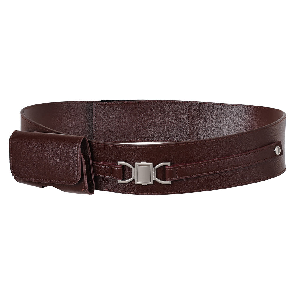 Costume National Light Brown Buckle Waist Belt
