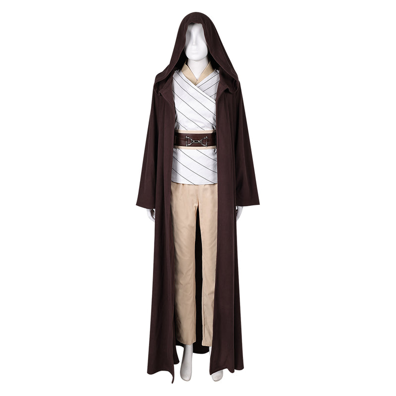 Jedi Master Indara Women Brown Outfit Party Carnival Halloween Cosplay Costume