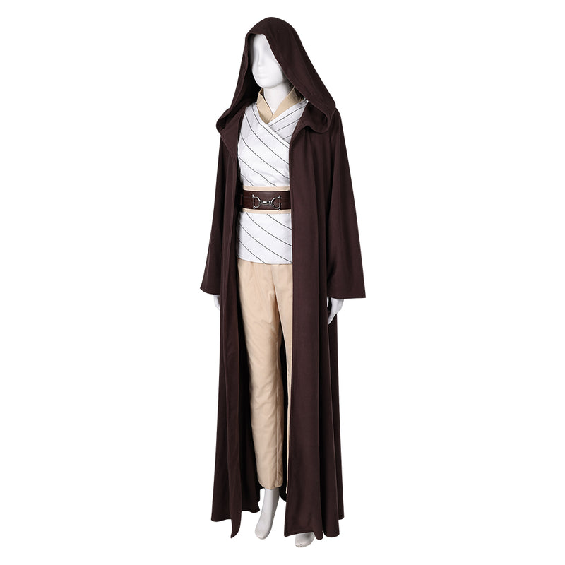 Jedi Master Indara Women Brown Outfit Party Carnival Halloween Cosplay Costume