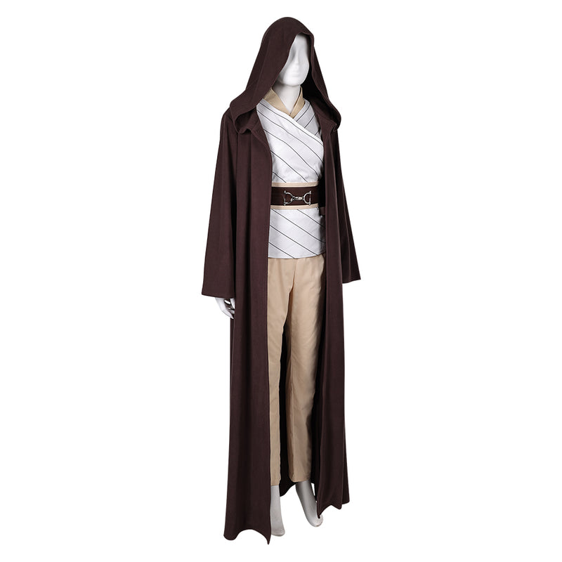 Jedi Master Indara Women Brown Outfit Party Carnival Halloween Cosplay Costume