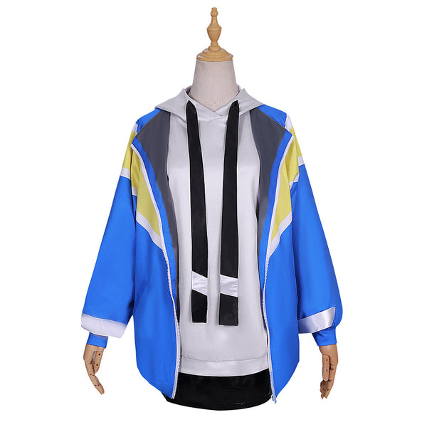 Jellyfish Can't Swim in the Night Anime Yamanouchi Kano Blue Outfit Party Carnival Halloween Cosplay Costume