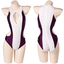 Jennifer Walters Women White And Purple One-piece Swimsuit Sexy Jumpsuit Cosplay Costume