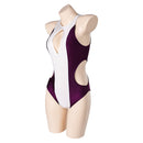 Jennifer Walters Women White And Purple One-piece Swimsuit Sexy Jumpsuit Cosplay Costume