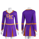 Jennifers Body Jennifer Check Purple Cheerleader Outfits Halloween Carnival Party Cosplay Costume