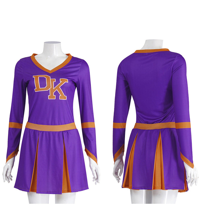 Jennifer's Body Jennifer Check Purple Cheerleader Outfits Halloween Carnival Party Cosplay Costume