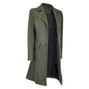 John Wick: Ballerina 2025 Eve Macarro Rooney Women Green Coat Outfit Cosplay Costume